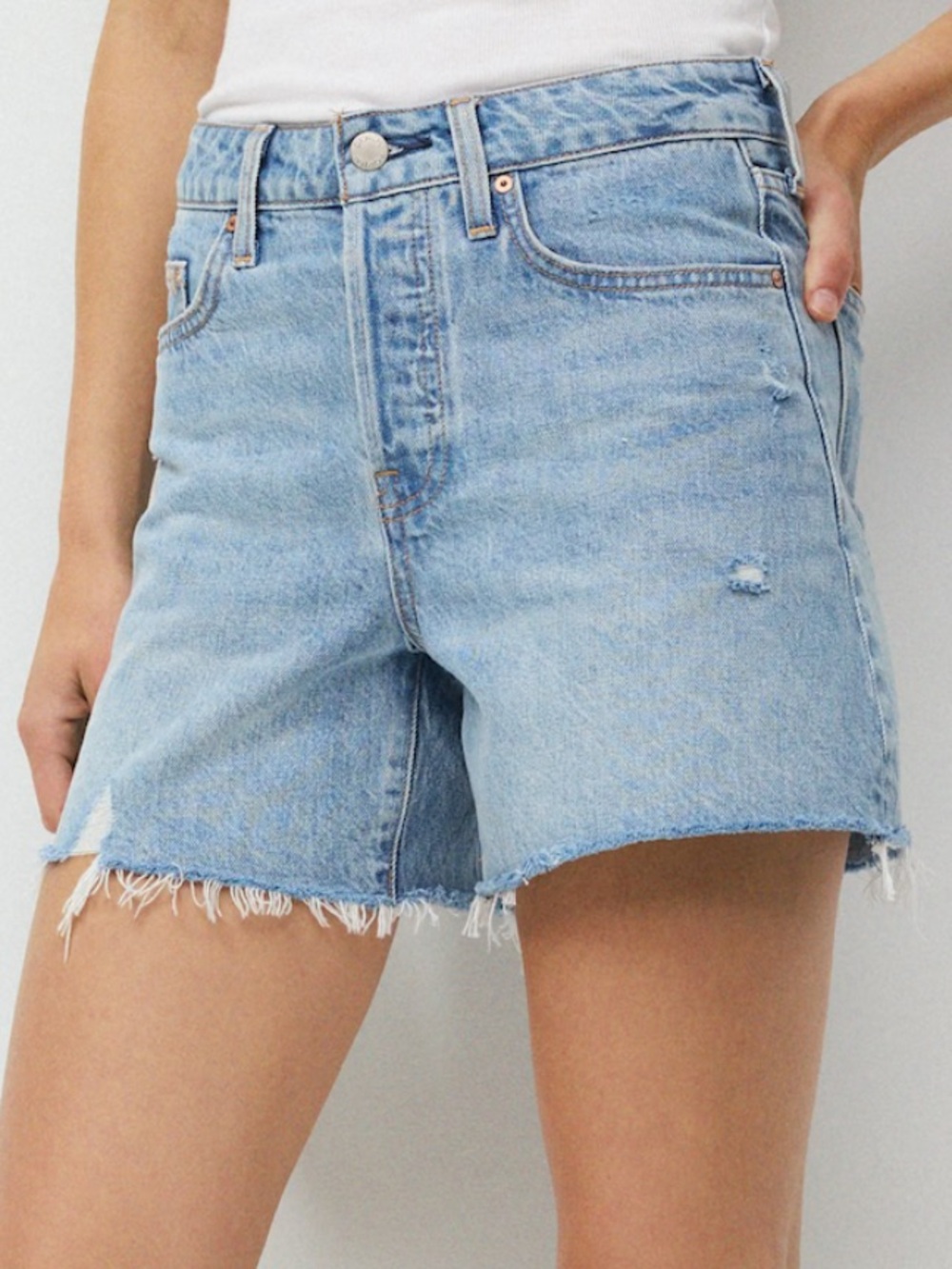 Aritzia Ex Boyfriend Mid Thigh Shorts (never worn)
